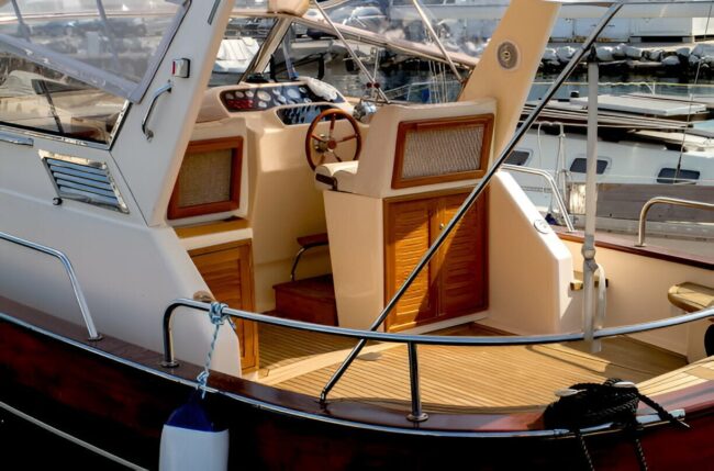 Refit on a Yacht