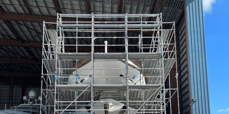 Yacht Refinishing by Newmillmarine at Fort Lauderdale