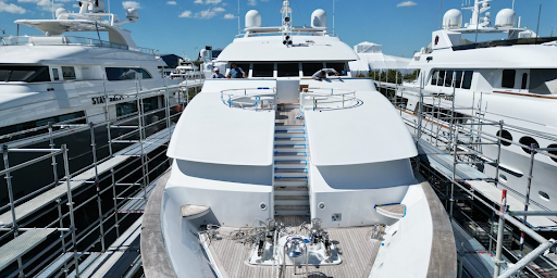 yacht exterior refit