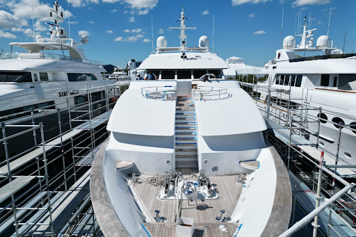yacht exterior refit