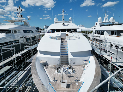 yacht exterior refit